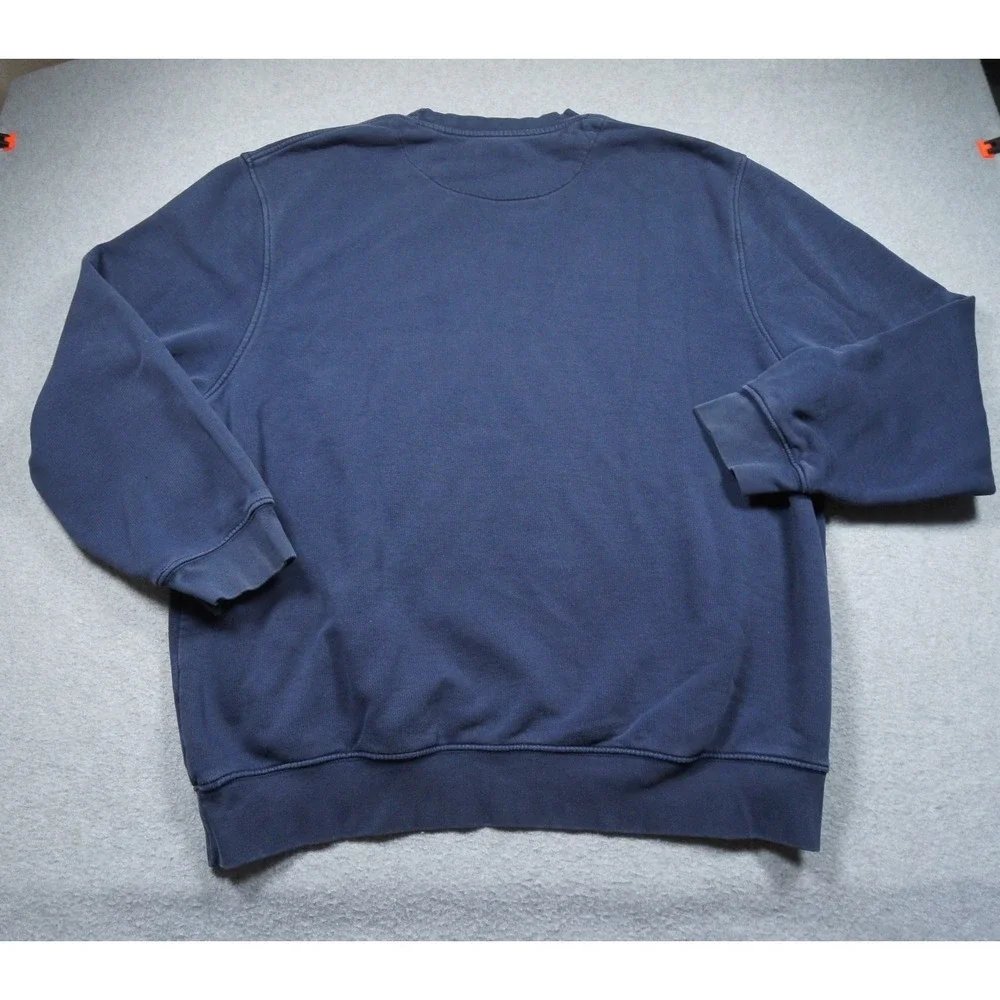 Vintage Nike Sweatshirt Mens Large Blue Crewneck Pullover Y2K Sweater Swoosh